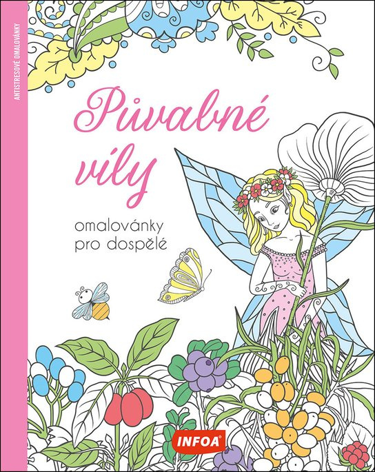 Půvabné víly - Omalovánky pro dospělé
