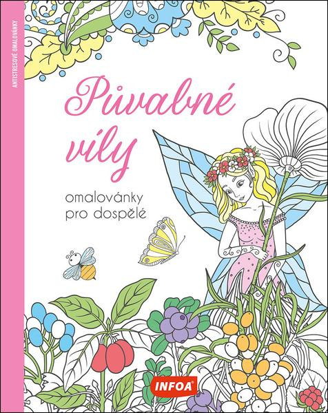 Půvabné víly - Omalovánky pro dospělé