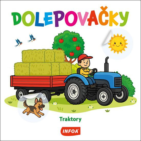 Dolepovačky - Traktory - kniha z kategorie Samolepky