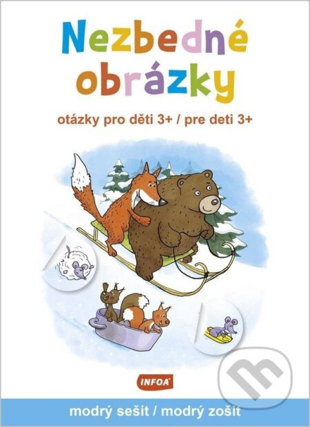 Nezbedné obrázky - modrý sešit