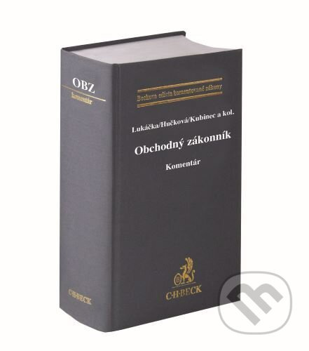 Obchodný zákonník. Komentár - Peter Lukáčka - kniha z kategorie Obchodní právo