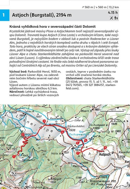 Dolomity 1, Val Gardena - Rother - Franz Hauleitner