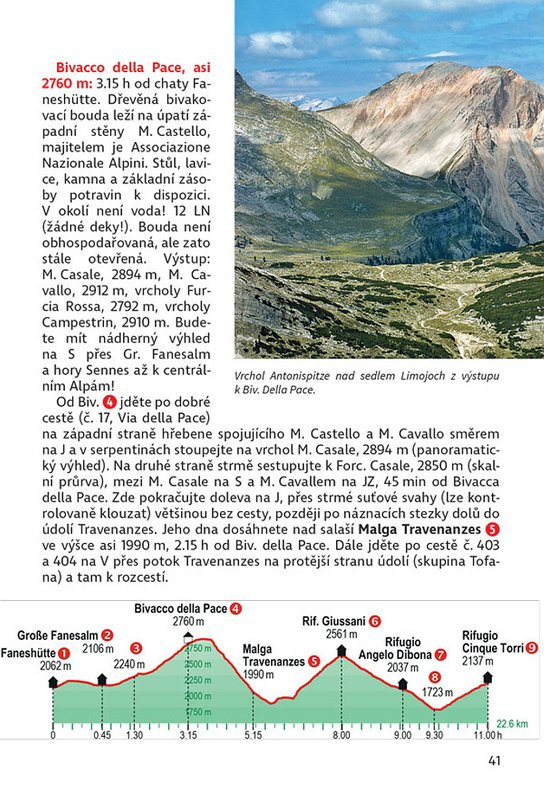 Dolomity, Dálkové trasy Alta Via 1–3 - Rother - Franz Hauleitner