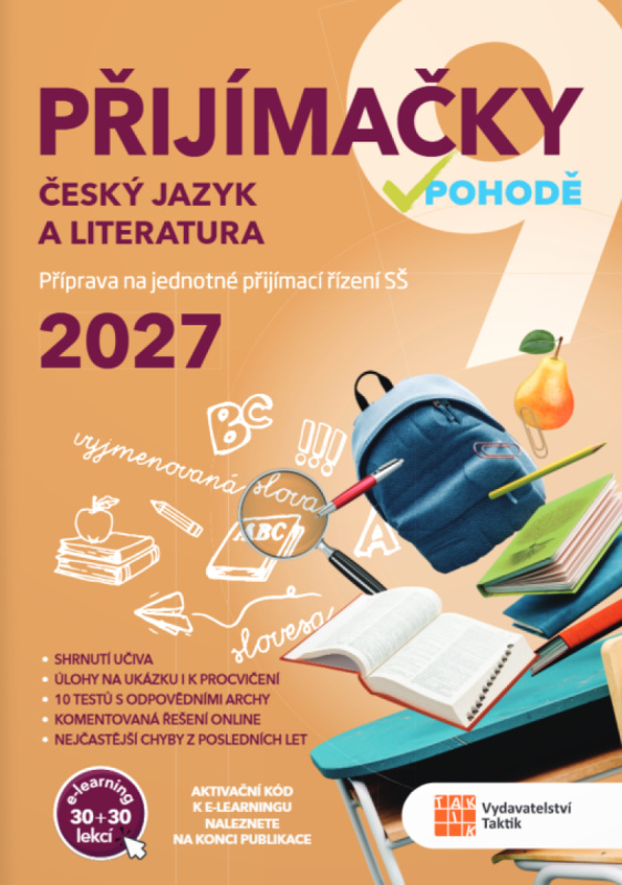 Přijímačky 9 Český jazyk a literatura + E-learning 2027