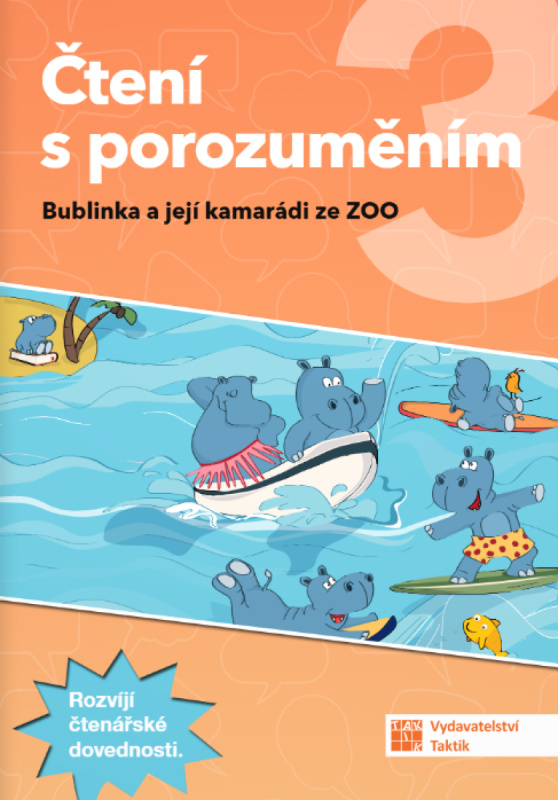 Čtení s porozuměním 3 Bublinka a její kamarádi ze ZOO