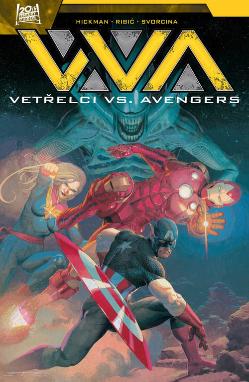 Vetřelci vs. Avengers (limitovaná obálka) - Jonathan Hickman, Esad Ribic (ilustrátor) - kniha z kategorie Komiksy