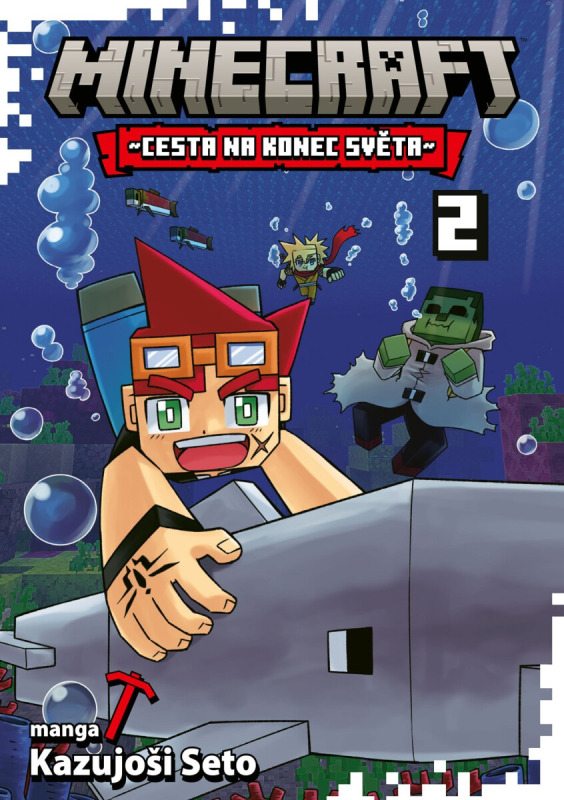 Minecraft manga Cesta na konec světa -  Kazujoši Seto