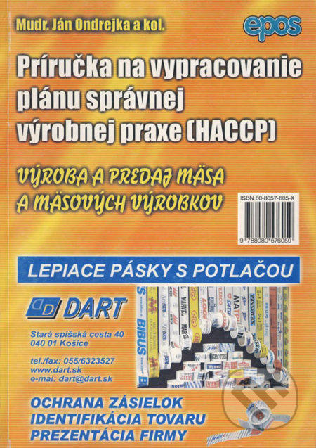 Príručka na vypracovanie plánu správnej výrobnej praxe (HACCP) - kniha z kategorie Potravinářství