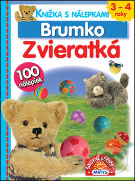 Knižka s nálepkami Brumko: Zvieratká (100 nálepiek) - kniha z kategorie Samolepky