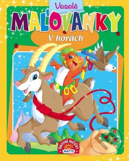 Veselé maľovanky - V horách - Zuzana Jánošíková - kniha z kategorie Omalovánky