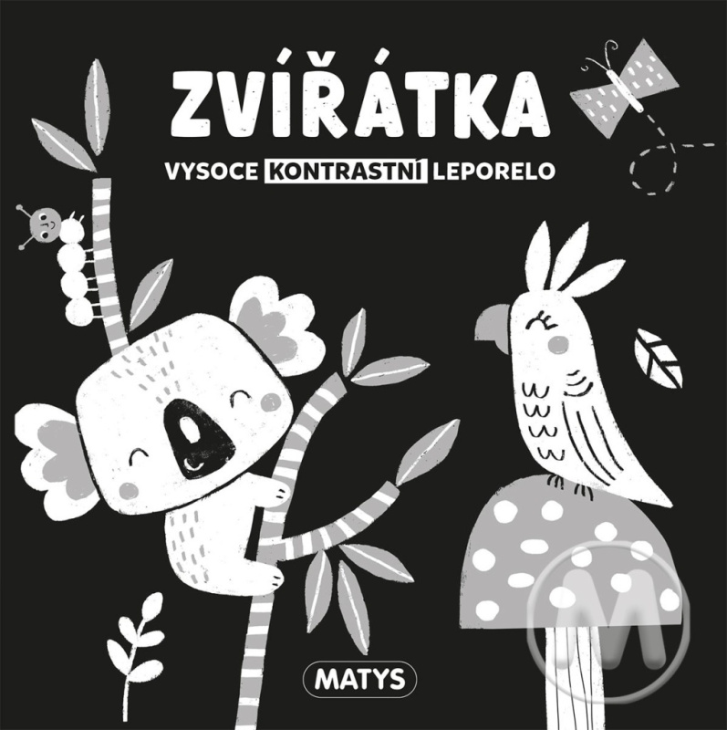 Vysoce kontrastní leporelo: Zvířátka Matys