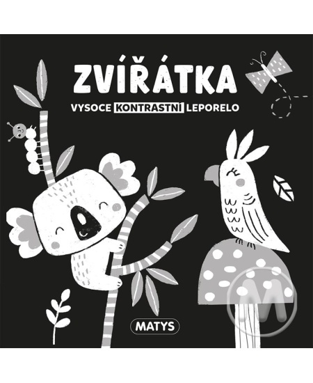 Vysoce kontrastní leporelo: Zvířátka Matys