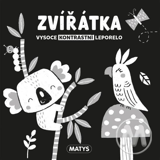 Vysoce kontrastní leporelo: Zvířátka Matys