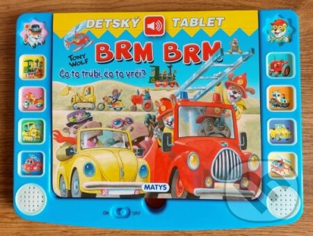 Detský tablet – Brm brm - Tony Wolf - kniha z kategorie Naučné knihy