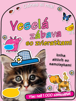 Veselá zábava so zvieratkami (Kniha aktivít so samolepkami) - kniha z kategorie Samolepky