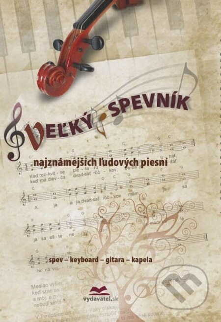 Veľký spevník najznámejších ľudových piesní - Vladimír Dobrucký - kniha z kategorie Hudba