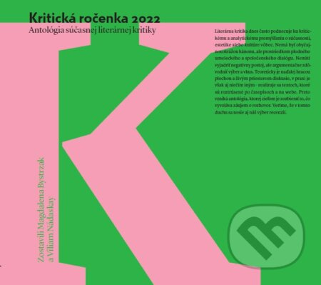 Kritická ročenka 2022 - Kolektív autorov - kniha z kategorie Literární věda
