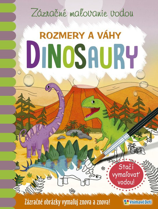 Zázračné maľovanie vodou Dinosaury -  Autor Neuveden