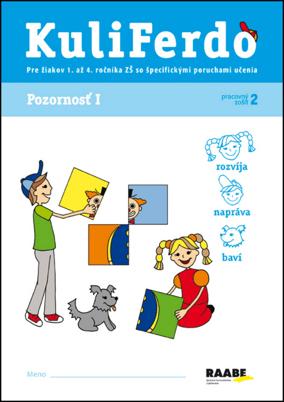 Kuliferdo - Pozornosť 1 (Pre žiakov špecifické poruchy učenia 1. až 4. ročníka ZŠ so špecifickými poruchami učenia) - kniha z kategorie Speciální…