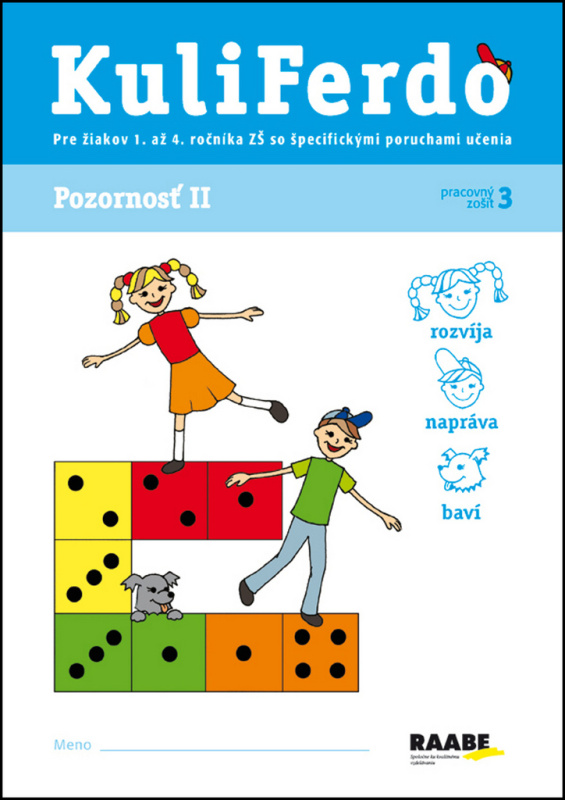 Kuliferdo - Pozornosť 2 (Pre žiakov 1. až 4. ročníka ZŠ so špecifickými poruchami učenia) - kniha z kategorie Speciální pedagogika