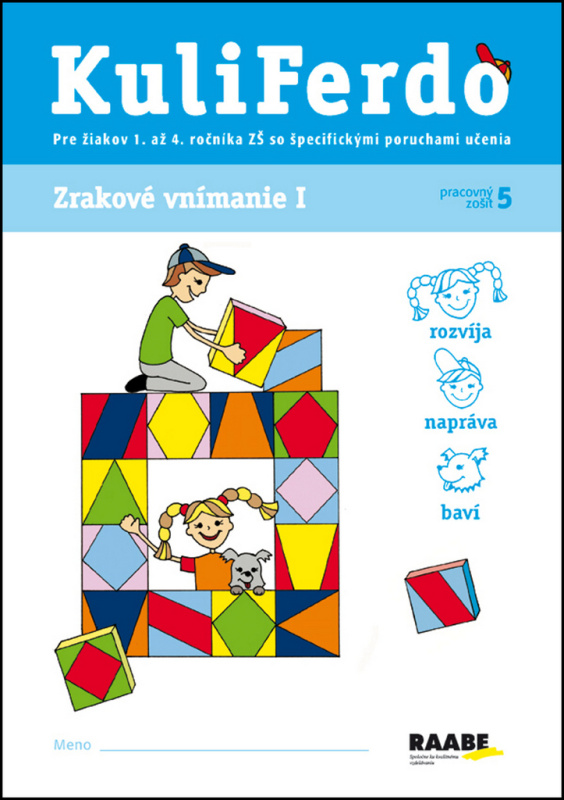 Kuliferdo - Zrakové vnímanie 1 (Pre žiakov špecifické poruchy učenia 1. až 4. ročníka ZŠ so špecifickými poruchami učenia) - kniha z kategorie…