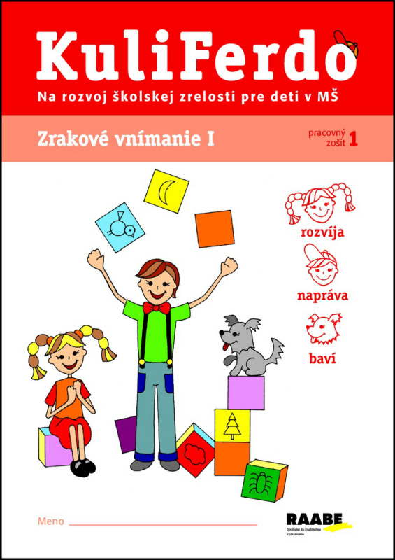 Kuliferdo - Zrakové vnímanie 1 (Pracovný zošit na rozvoj školskej zrelosti pre deti v MŠ) - kniha z kategorie Speciální pedagogika