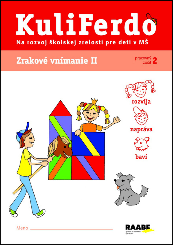 Kuliferdo - Zrakové vnímanie 2 (Pracovný zošit na rozvoj školskej zrelosti pre deti v MŠ) - kniha z kategorie Speciální pedagogika