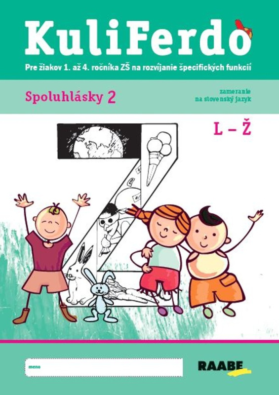 Kuliferdo - Spoluhlásky 2 - Barbora Kováčová, Michaela Hanáková - kniha z kategorie 1. stupeň