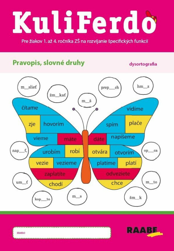 Kuliferdo – Pravopis, slovné druhy – Dysortografia - kniha z kategorie Speciální pedagogika