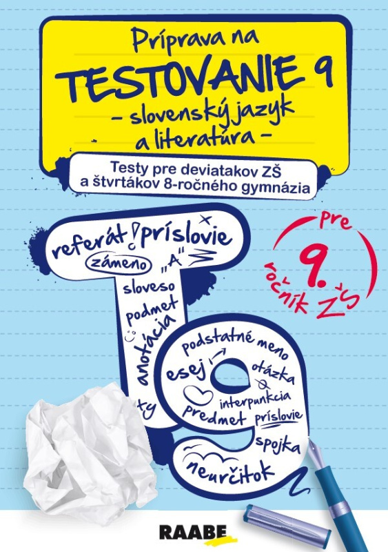 Príprava na testovanie 9 – Slovenský jazyk a literatúra - kniha z kategorie 2. stupeň