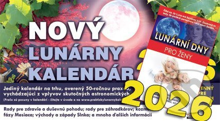 Lunární dny pro Ženy + Lunárný Kalendár 2026 - Jakubec Vladimír - kniha z kategorie Astrologie