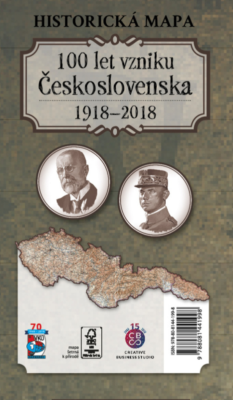 Historická mapa: 100 let vzniku Československa 1918 – 2018
