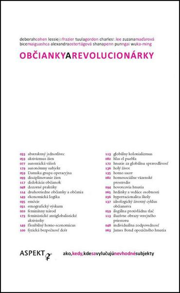Občianky a revolucionárky (Ako, kedy, kde sa vylučujú nevhodné subjekty) - kniha z kategorie Sociologie