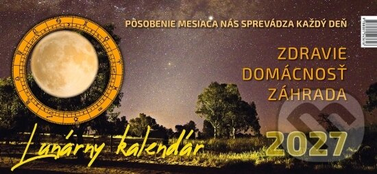 Lunárny kalendár 2027 stolový