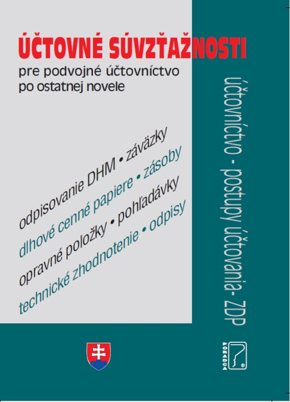 Účtovné súvzťažnosti 2022 pre PÚ (Účtovné súvzťažnosti pre PÚ, daň z príjmov a zákon o účtovníctve) - kniha z kategorie Podvojné účetnictví