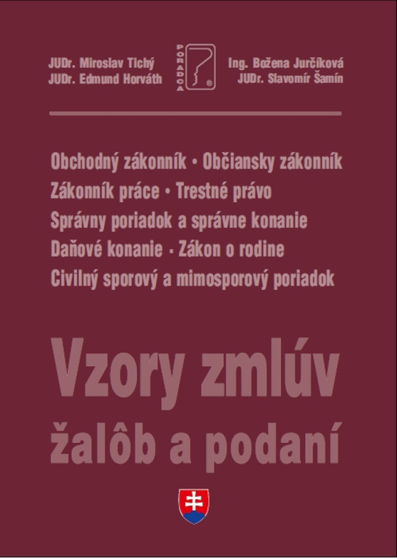 Vzory zmlúv, žalôb a podaní 2022 (+ CD s editovateľnými vzormi) - kniha z kategorie Právo