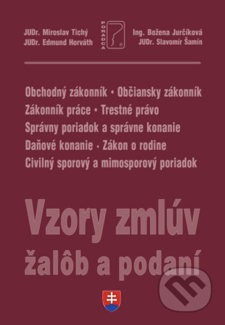 Vzory zmlúv, žalôb a podaní 2022 (+ CD s editovateľnými vzormi) - kniha z kategorie Právo