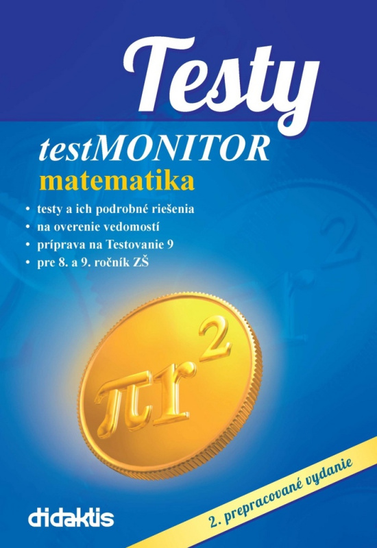 Testy - testMONITOR - Matematika (2. prepracované vydanie) - kniha z kategorie Střední školy