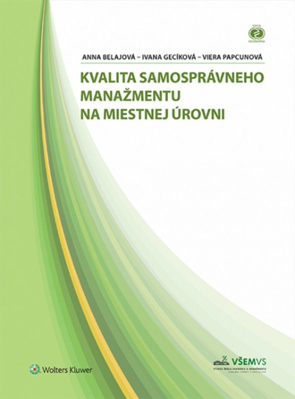 Kvalita samosprávneho manažmentu na miestnej úrovni - kniha z kategorie Technický management