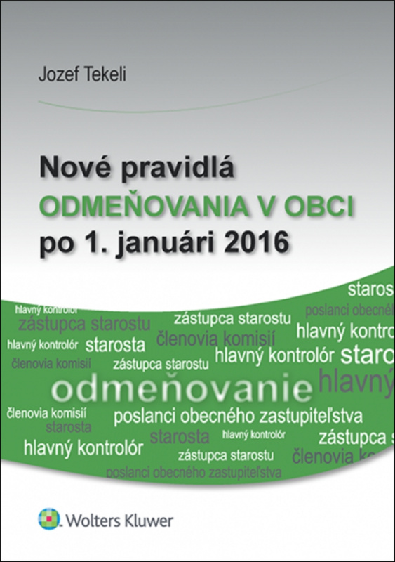 Nové pravidlá odmeňovania v obci po 1. januári 2016 - kniha z kategorie Mzdové účetnictví