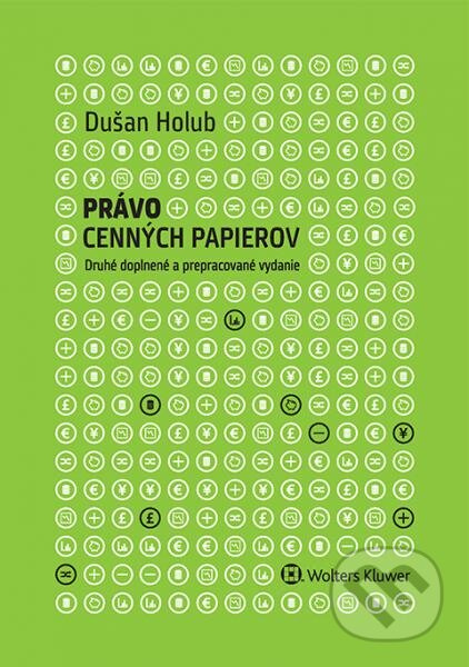 Právo cenných papierov - Dušan Holub - kniha z kategorie Finance