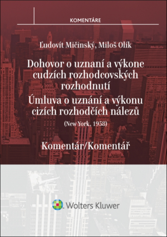Dohovor o uznaní a výkone cudzích rozhodcovských rozhodnutí - kniha z kategorie Mezinárodní právo