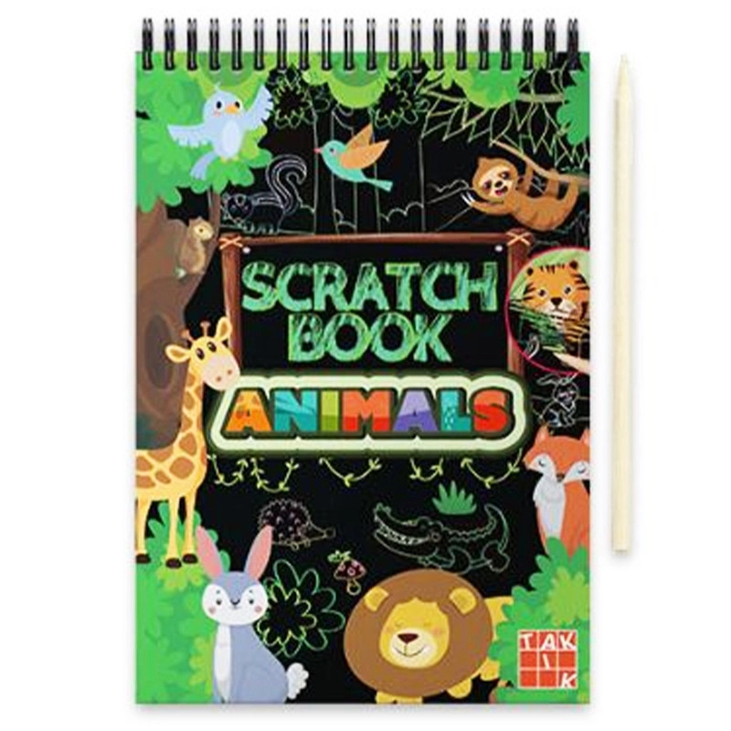 Scratch book - Animals TAKTIK International s.r.o., organizační složka