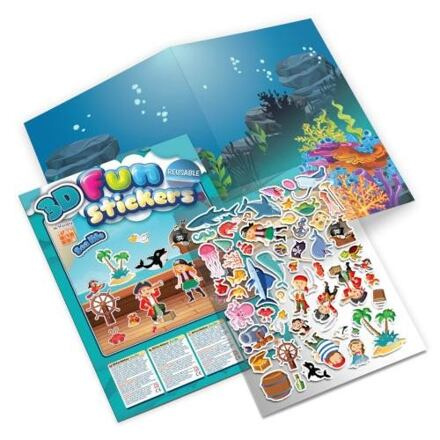 Pirátské dobrodružství s 3D samolepkami TAKTIK International, s.r.o