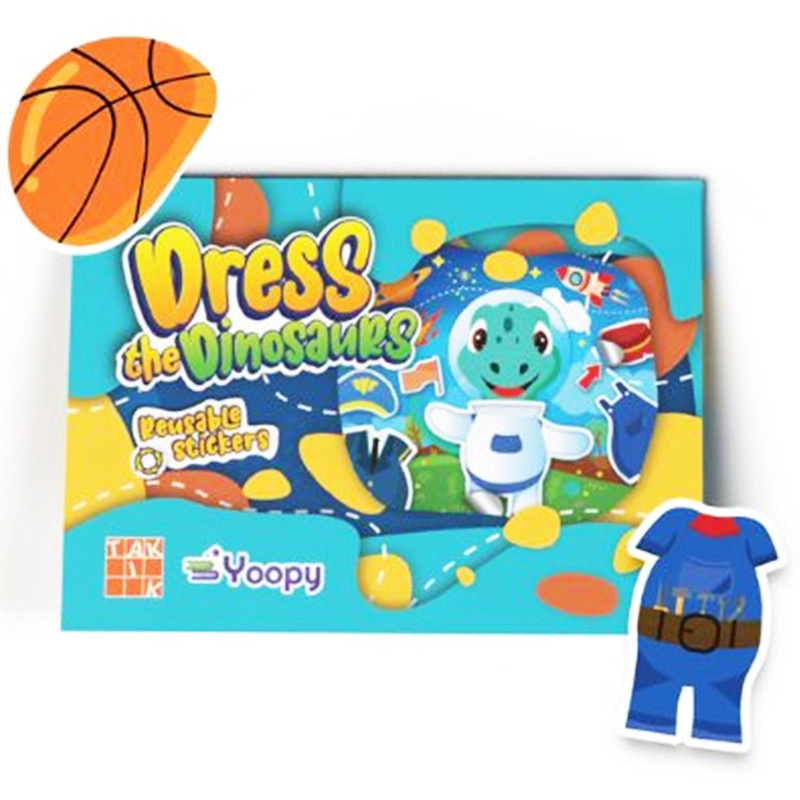 Sada s nálepkami - Obleč si dinosaury TAKTIK International s.r.o., organizační složka