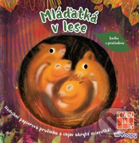 Mláďatká v lese - kniha s pružinkou - kniha z kategorie Pro děti