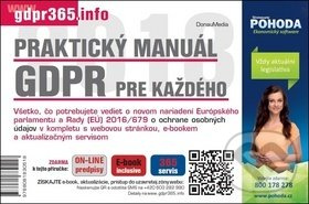 Praktický manuál GDPR pre každého - kniha z kategorie Občanské právo