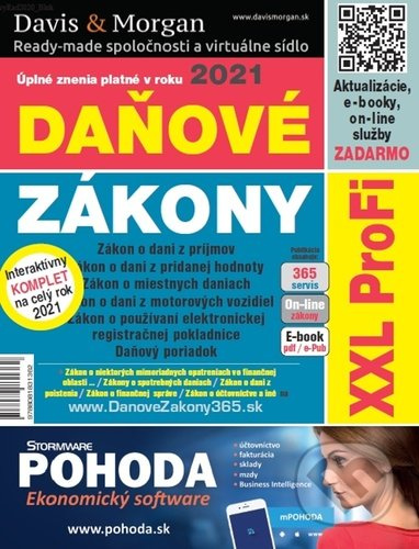 Daňové zákony 2021 (Úplné znenie platné v roku 2021) - kniha z kategorie Účetnictví a daně