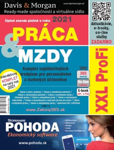 Práca & mzdy 2021 (Úplné znenia platné v roku 2021) - kniha z kategorie Mzdové účetnictví