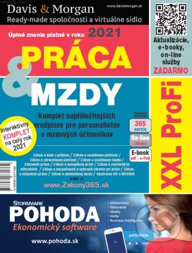 Práca & mzdy 2021 (Úplné znenia platné v roku 2021) - kniha z kategorie Mzdové účetnictví